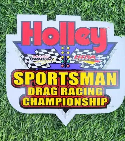 HOLLEY SPORTSMAN DECAL DRAG RACING CHAMPIONSHIP IHRA MOTOR MINT