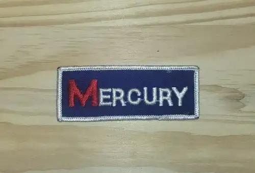 Mercury Vintage Patch Traditional Rectangle New Old Stock Item Mint This relic has been stored for decades and uniquely measures 1.5 in wide and the length is 3 in