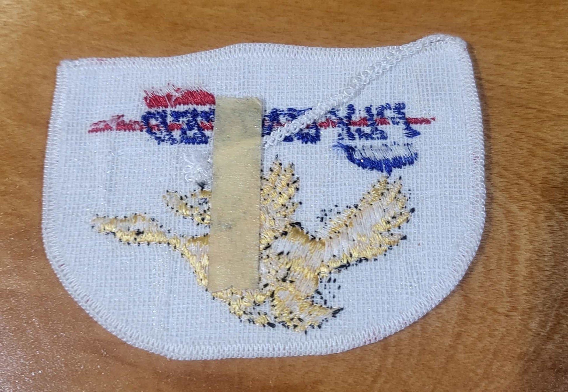 Fly United Vintage Comical Eclectic Airline Plane Patch Excellent Condition Relic has been safely stored away for decades and the badge