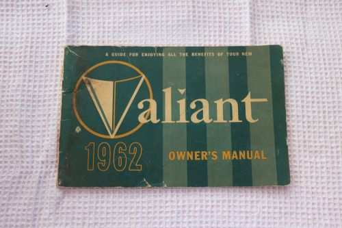 1962 Plymouth VALIANT Manual