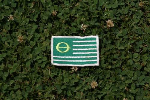 ECOLOGY PATCH Nature Environment Retro Style Patch ECOLOGY  Item measures approximately 3 x 2 1/2 inches and is in excellent new old stock condition.  ECOLOGY PATCH